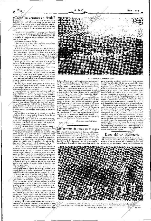 ABC MADRID 28-07-1904 página 2