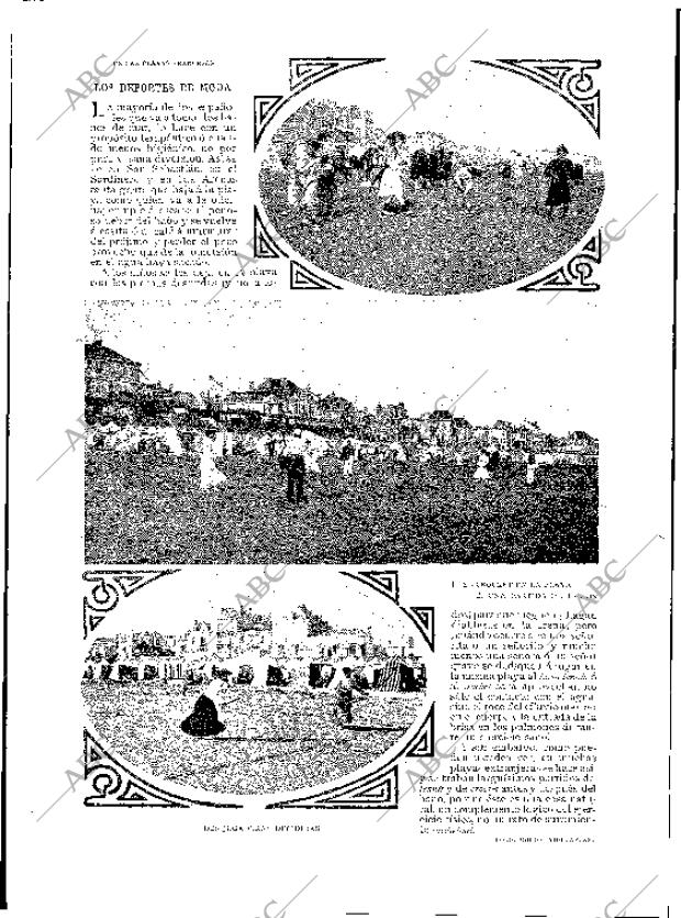 Periodico Blanco Y Negro Madrid 06 08 1904 Portada Archivo Abc