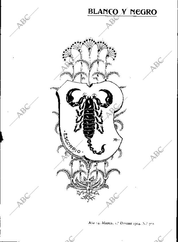 BLANCO Y NEGRO MADRID 01-10-1904 página 1