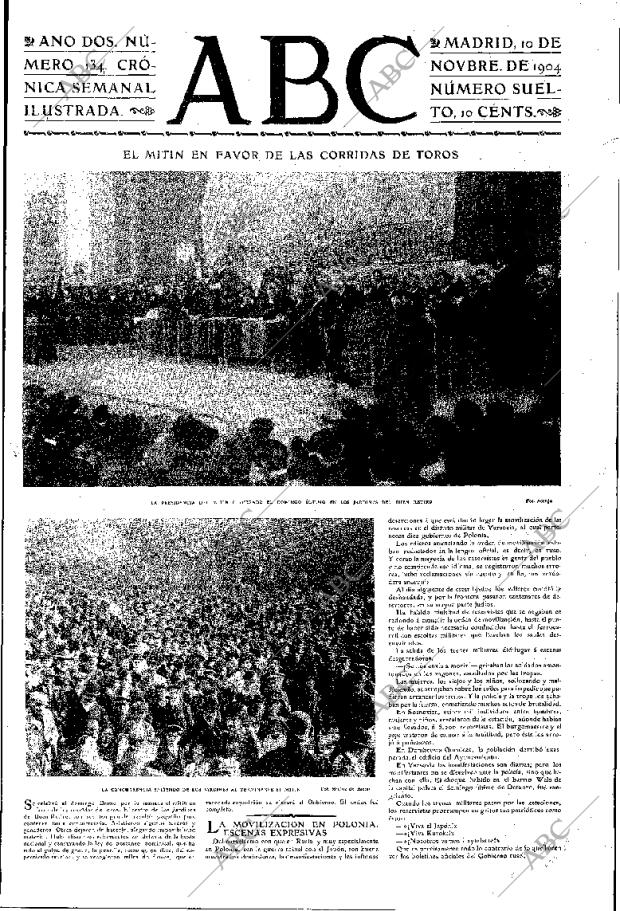 ABC MADRID 10-11-1904 página 1
