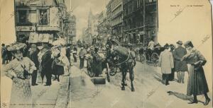 Berlín (Alemania), 1905 (CA.). Vista de Friedrichstrasse