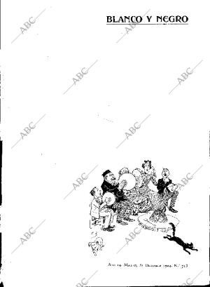 BLANCO Y NEGRO MADRID 31-12-1904 página 1