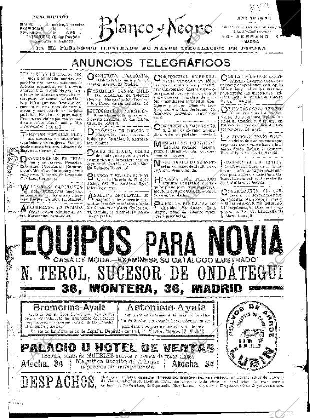 BLANCO Y NEGRO MADRID 07-01-1905 página 2