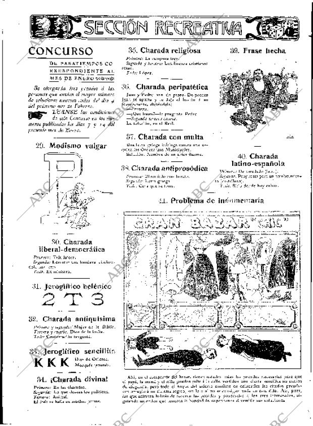 BLANCO Y NEGRO MADRID 28-01-1905 página 22