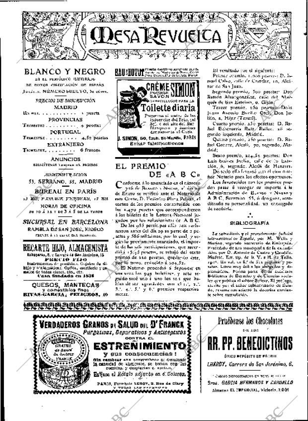 BLANCO Y NEGRO MADRID 04-02-1905 página 2