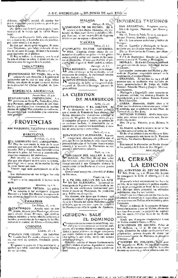 ABC MADRID 14-06-1905 página 10