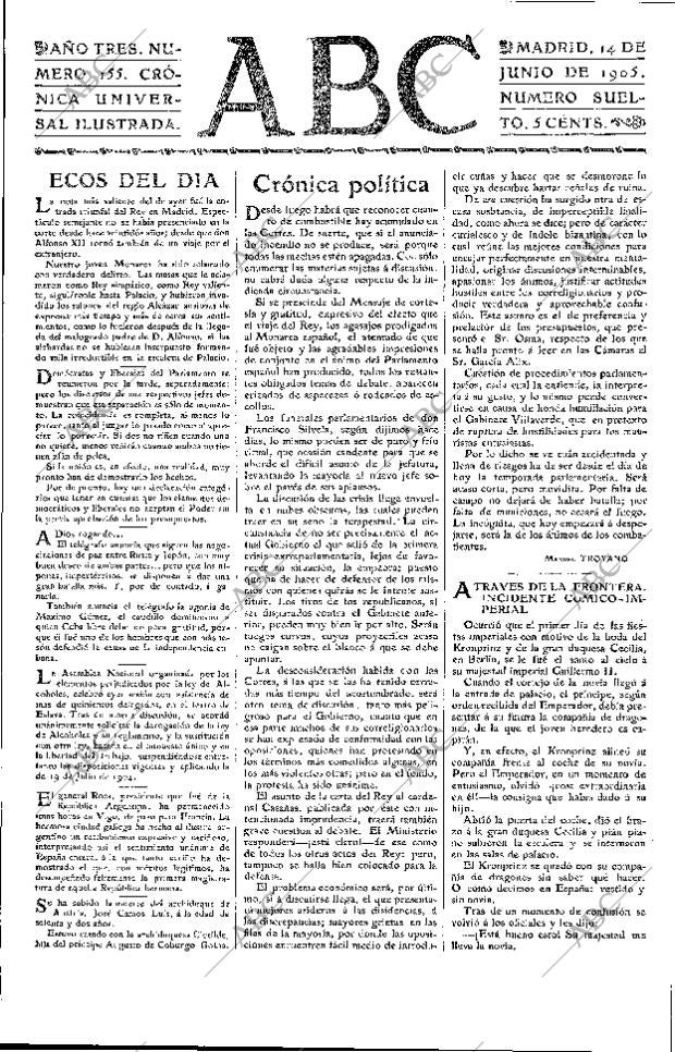 ABC MADRID 14-06-1905 página 3