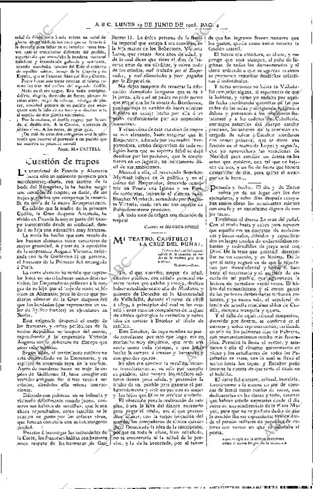 ABC MADRID 19-06-1905 página 4