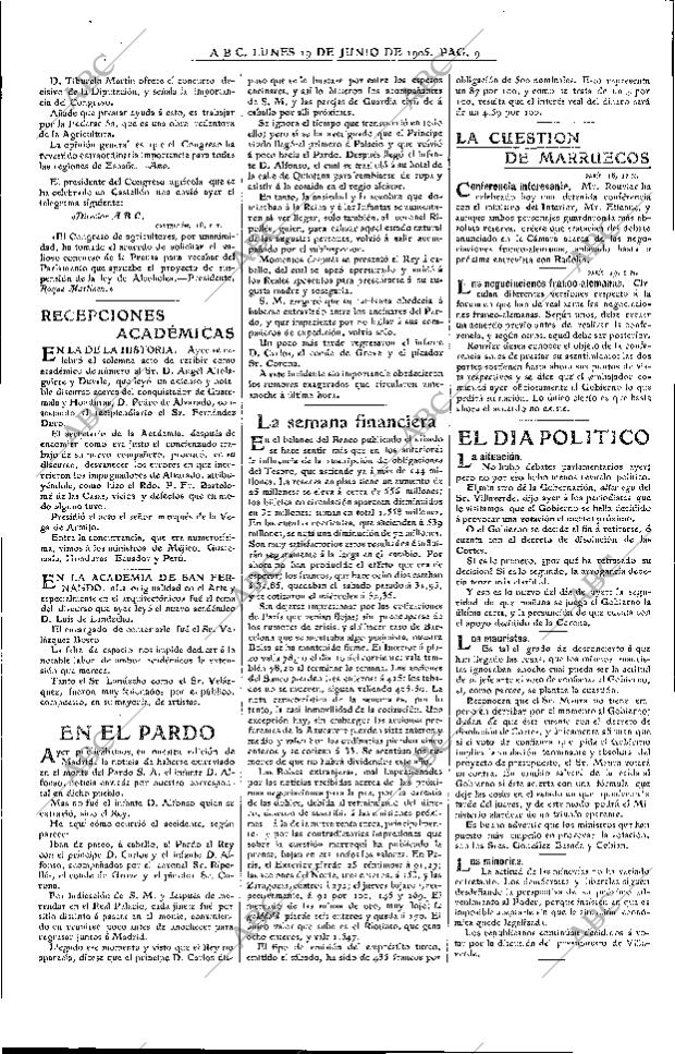 ABC MADRID 19-06-1905 página 9