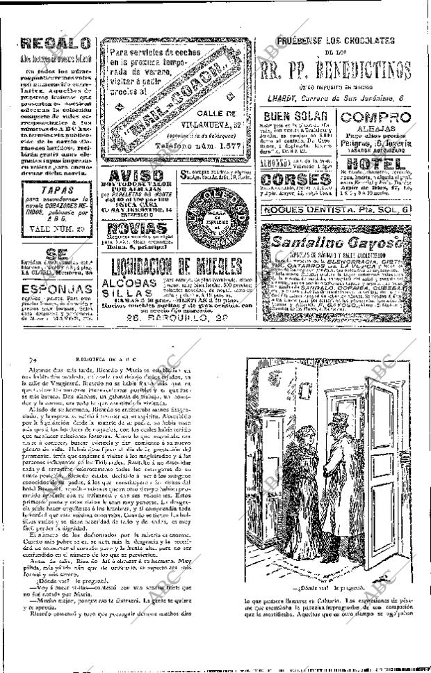 ABC MADRID 20-06-1905 página 2