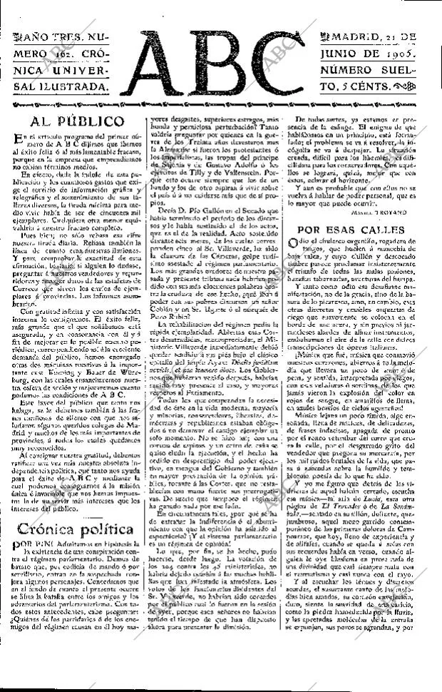 ABC MADRID 21-06-1905 página 3