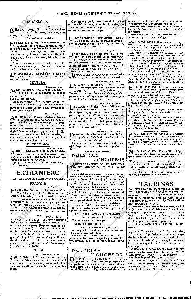 ABC MADRID 22-06-1905 página 10