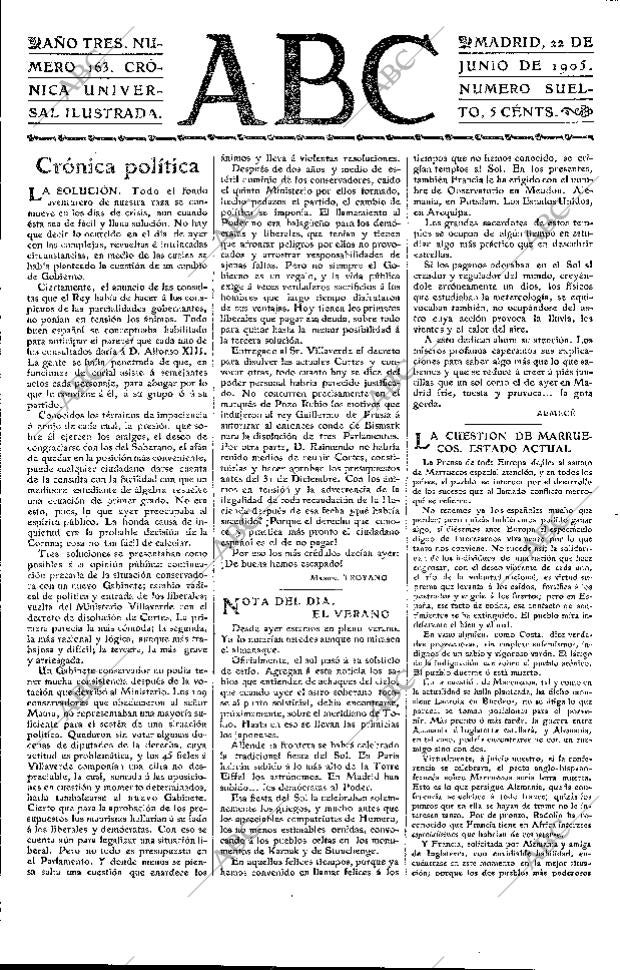 ABC MADRID 22-06-1905 página 3