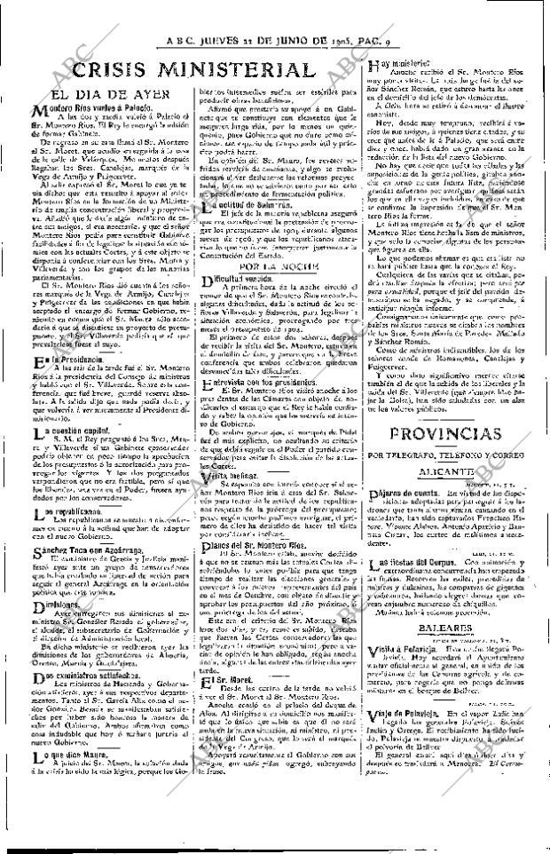 ABC MADRID 22-06-1905 página 9