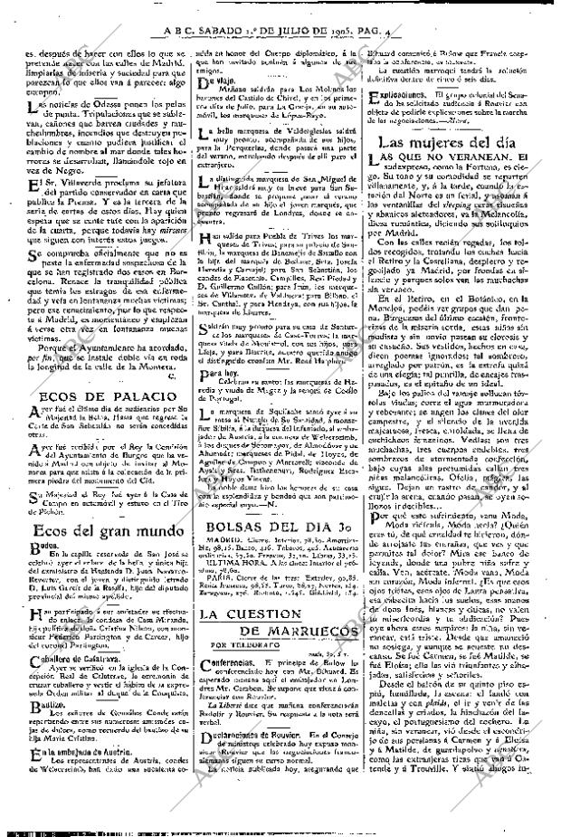 ABC MADRID 01-07-1905 página 4