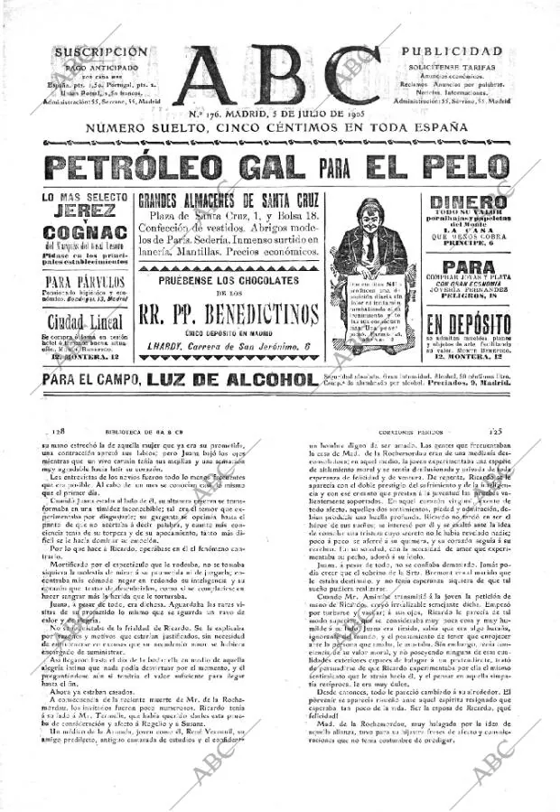 ABC MADRID 05-07-1905 página 1