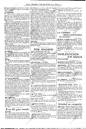 ABC MADRID 13-07-1905 página 4