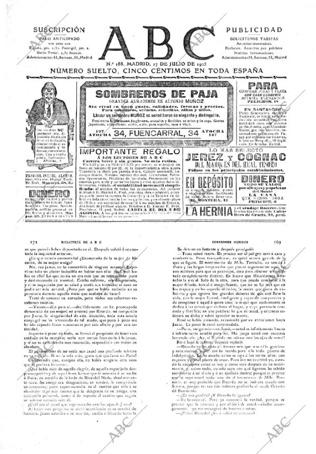 ABC MADRID 17-07-1905 página 1