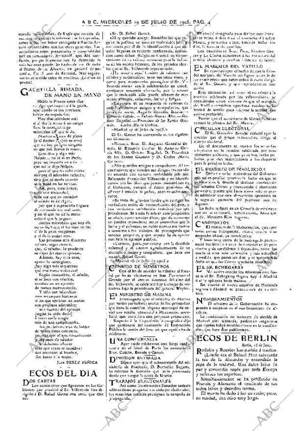ABC MADRID 19-07-1905 página 4
