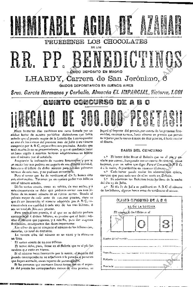 ABC MADRID 20-07-1905 página 12