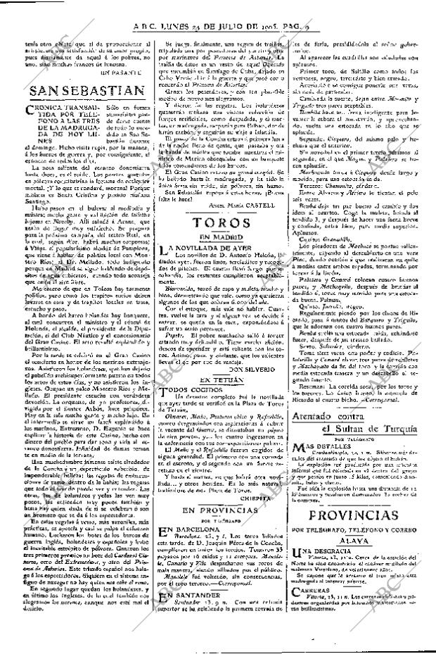 ABC MADRID 24-07-1905 página 9