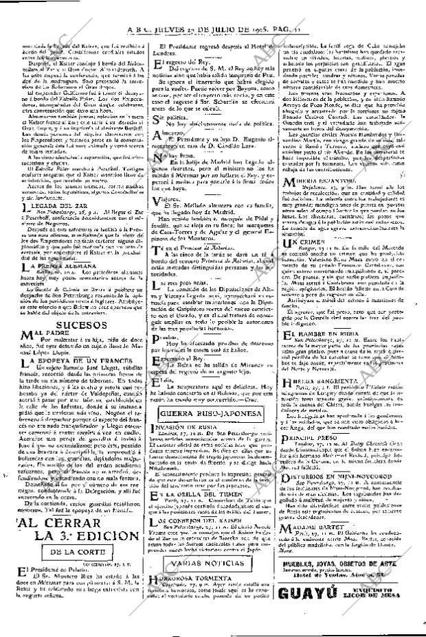 ABC MADRID 27-07-1905 página 11