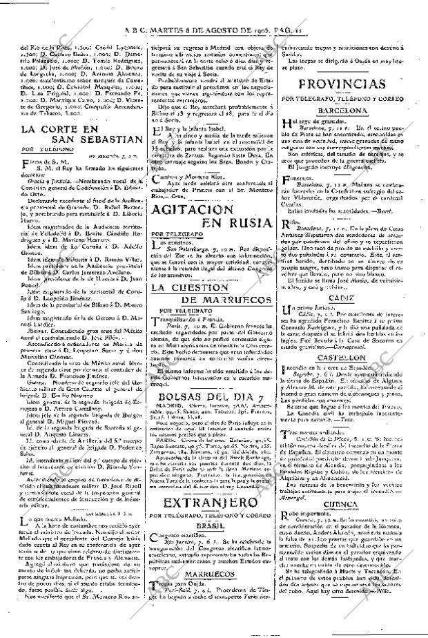 ABC MADRID 08-08-1905 página 11