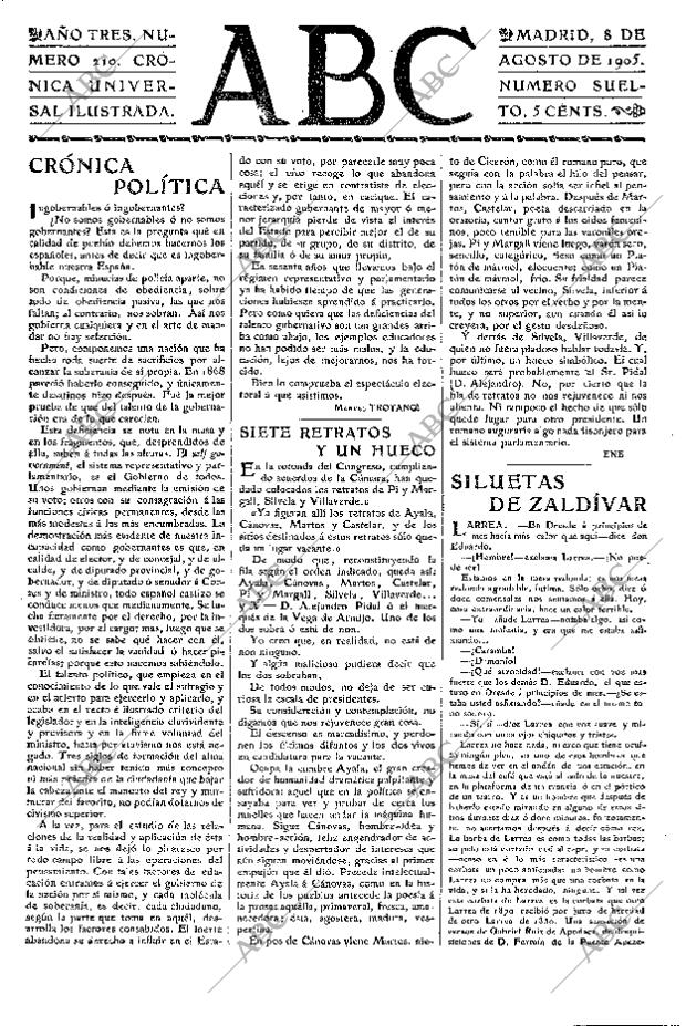 ABC MADRID 08-08-1905 página 3