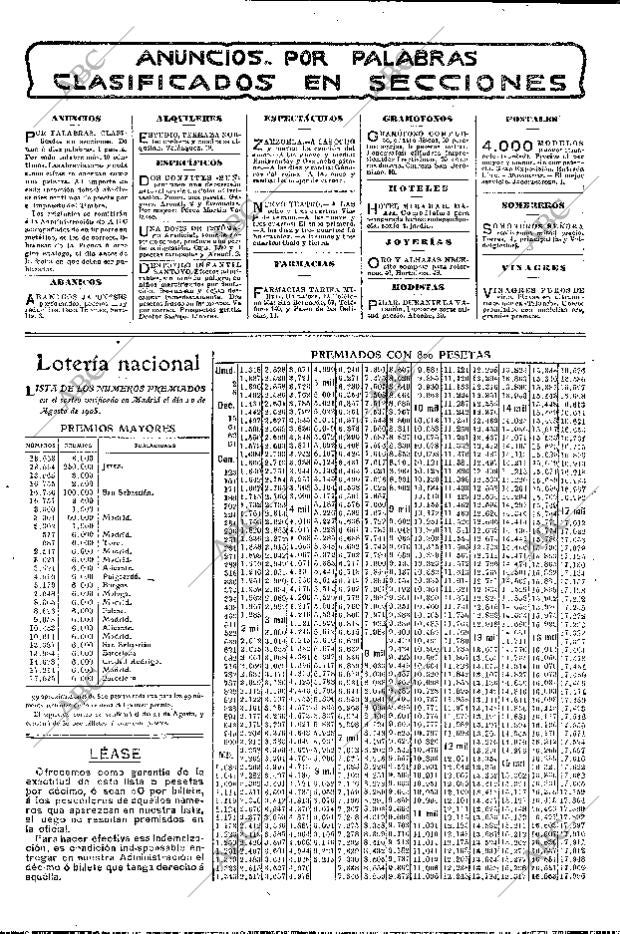 ABC MADRID 10-08-1905 página 2