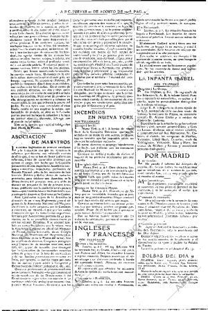 ABC MADRID 10-08-1905 página 4