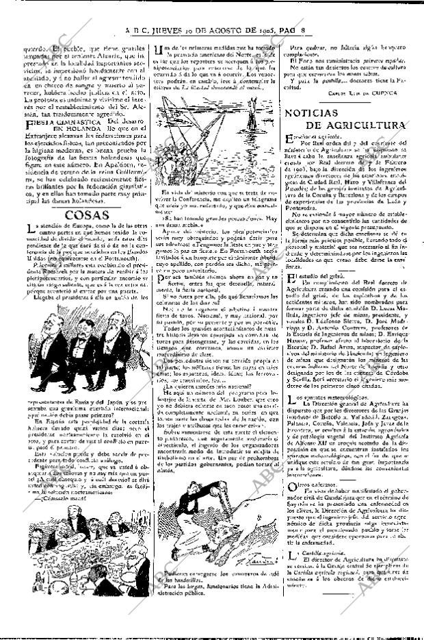 ABC MADRID 10-08-1905 página 8
