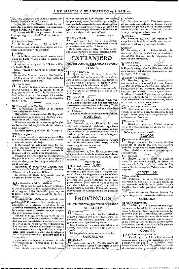 ABC MADRID 15-08-1905 página 10