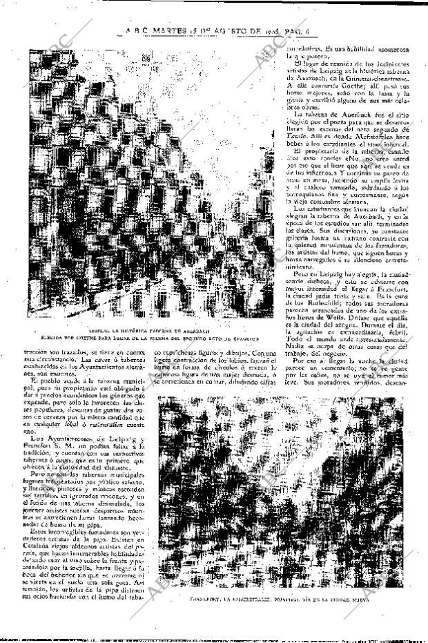 ABC MADRID 15-08-1905 página 6