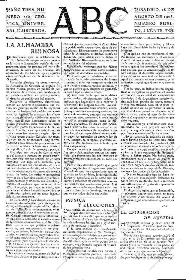 ABC MADRID 18-08-1905 página 3