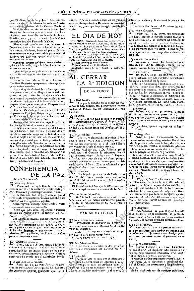 ABC MADRID 21-08-1905 página 11