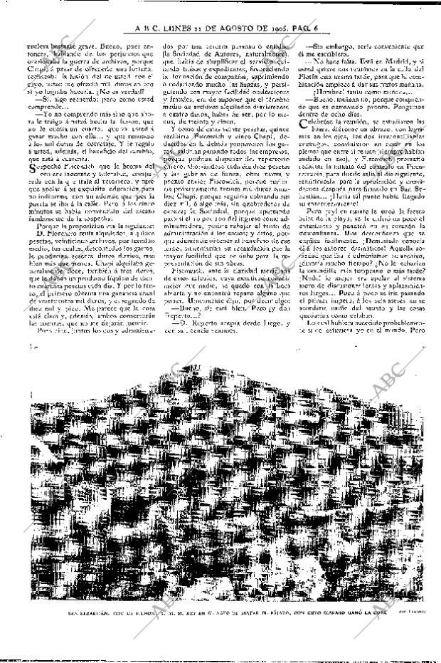 ABC MADRID 21-08-1905 página 6