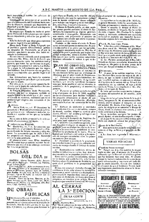 ABC MADRID 22-08-1905 página 11