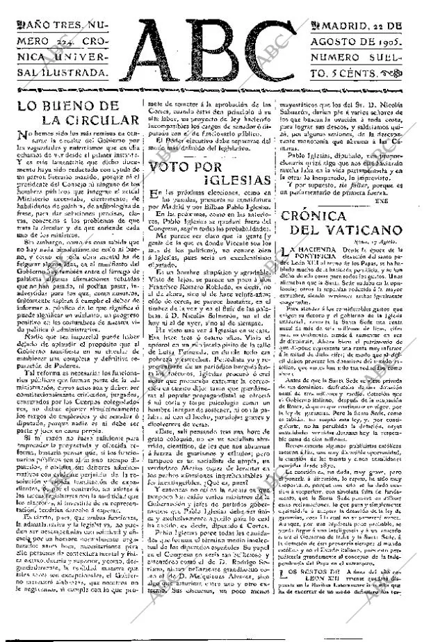 ABC MADRID 22-08-1905 página 3