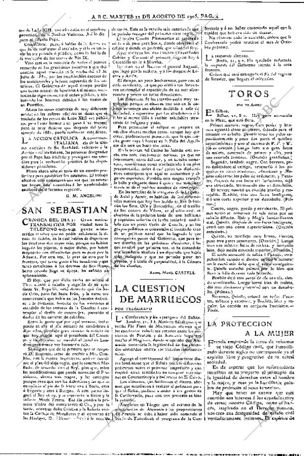 ABC MADRID 22-08-1905 página 4