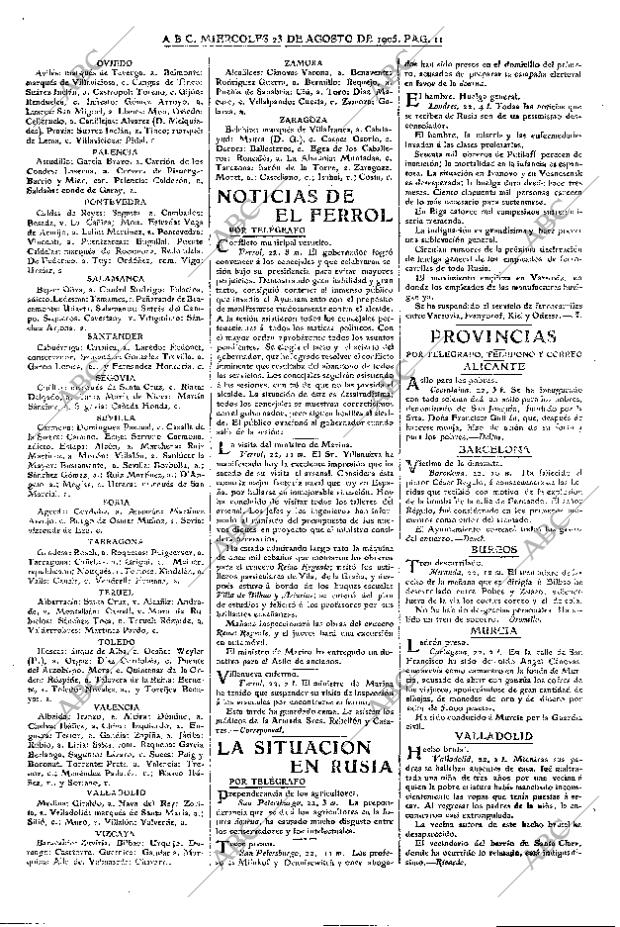 ABC MADRID 23-08-1905 página 11