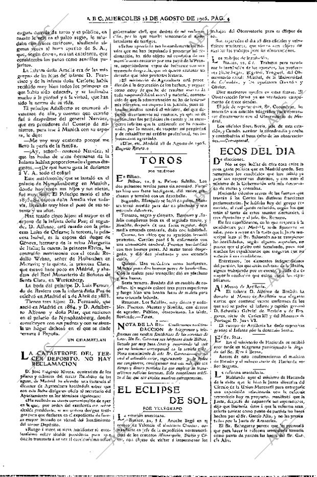 ABC MADRID 23-08-1905 página 4