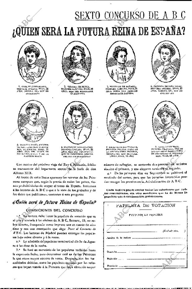 ABC MADRID 25-08-1905 página 2