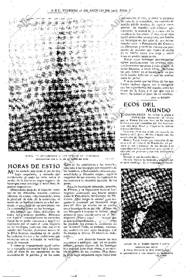 ABC MADRID 25-08-1905 página 5