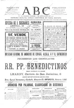 ABC MADRID 01-09-1905 página 1