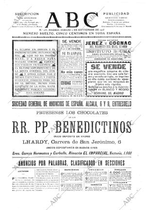 ABC MADRID 02-09-1905 página 1