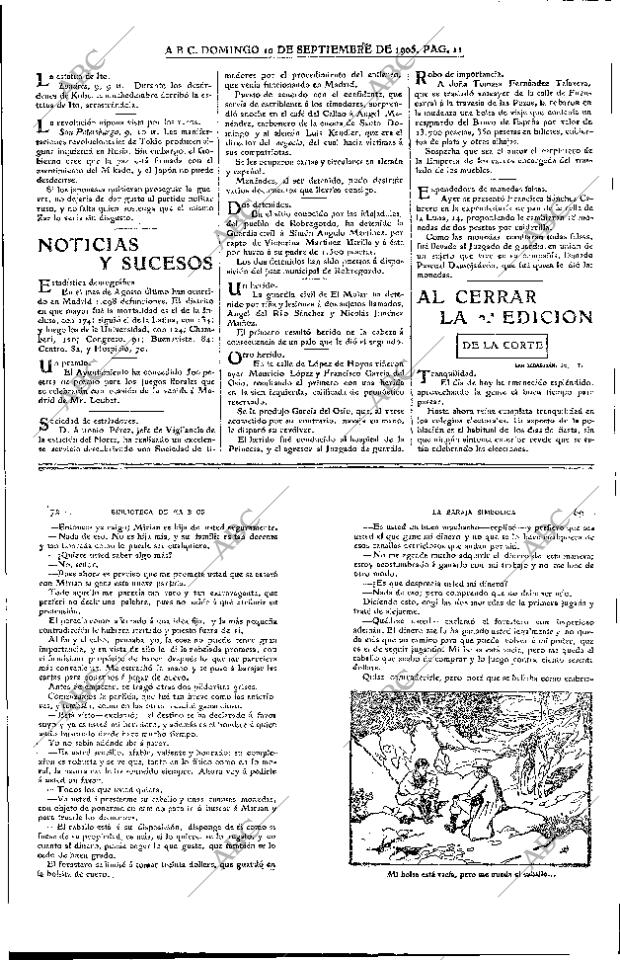 ABC MADRID 10-09-1905 página 11