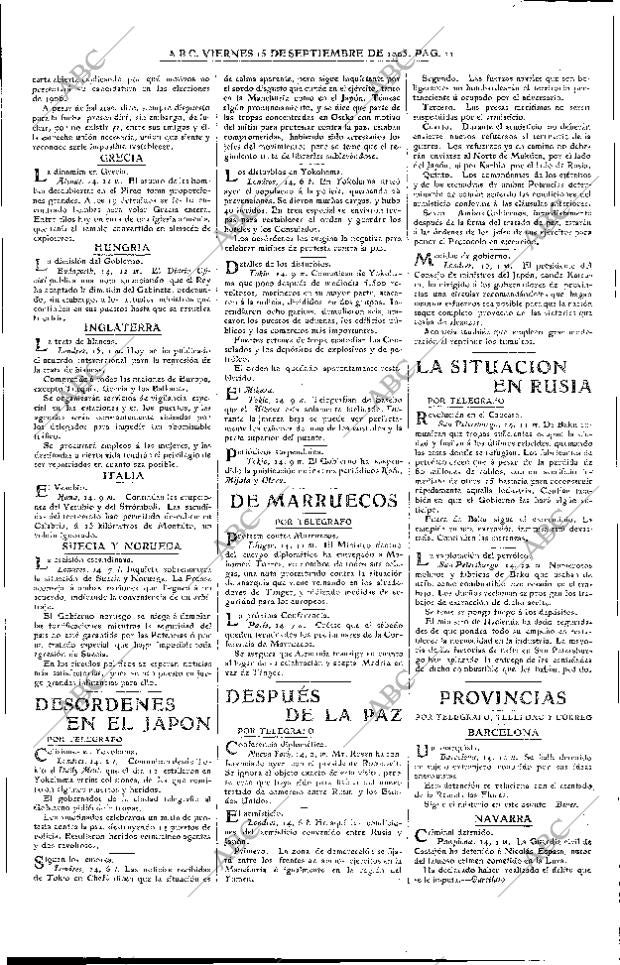 ABC MADRID 15-09-1905 página 11