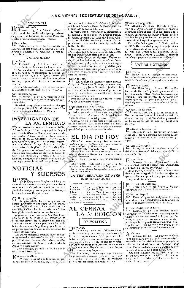 ABC MADRID 15-09-1905 página 12
