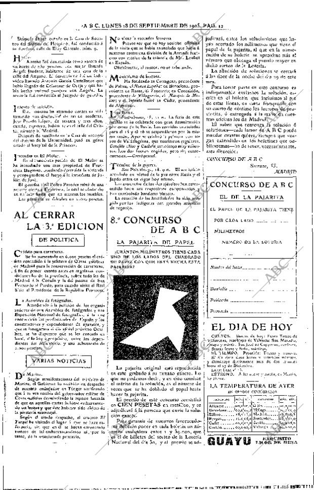 ABC MADRID 18-09-1905 página 12