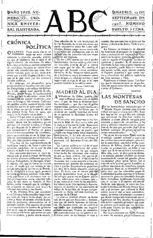 ABC MADRID 19-09-1905 página 3